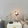gold metal glass marble table lamp for bedroom and living room