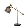 gold metal glass marble table lamp for bedroom and living room