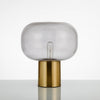 gold mushroom glass table lamp for bedside living room