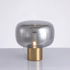 gold mushroom glass table lamp for bedside living room