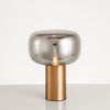 gold mushroom glass table lamp for bedside living room