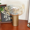 gold mushroom glass table lamp for bedside living room