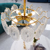 gold wave glass chandelier dining room kitchen island