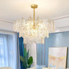 gold wave glass chandelier dining room kitchen island
