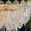 gold wave glass chandelier dining room kitchen island
