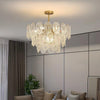 gold wave glass chandelier dining room kitchen island