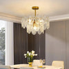 gold wave glass chandelier dining room kitchen island