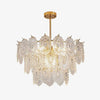 gold wave glass chandelier dining room kitchen island