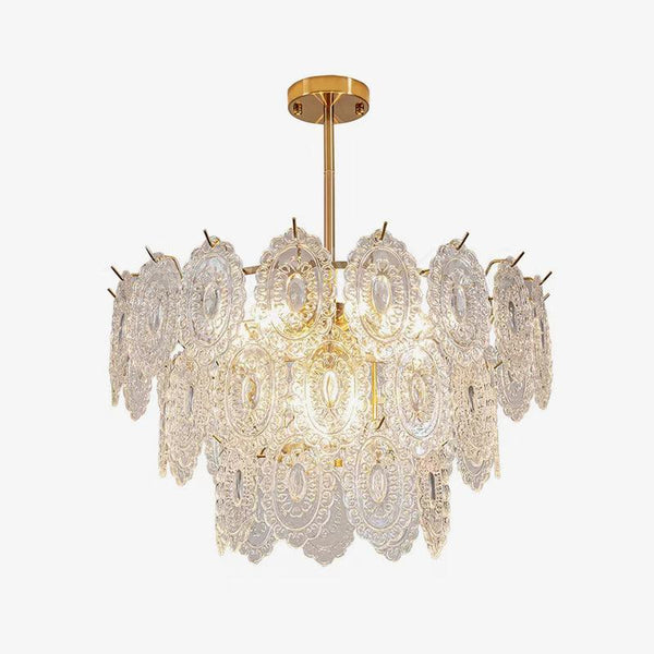 gold wave glass chandelier dining room kitchen island