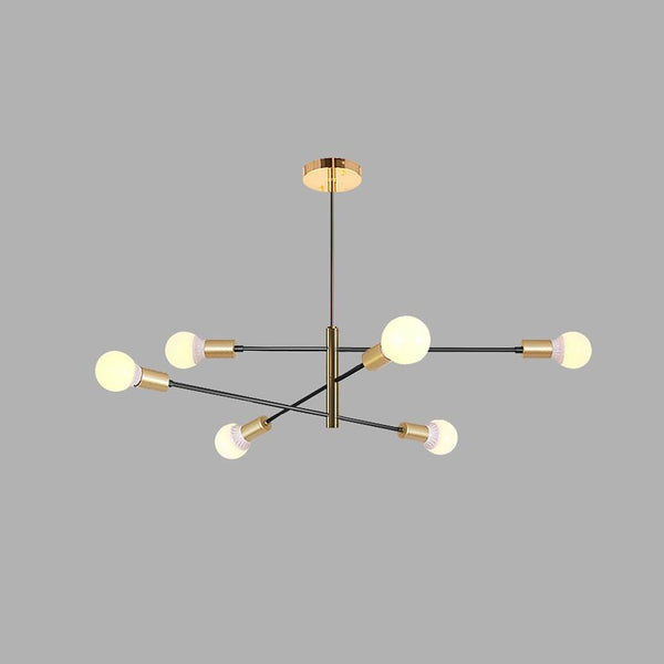 Luxurious 6 Light Sputnik Chandelier With E27 Bulb Base 41 Dia X 31 H