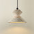 honey travertine sculptural pendant light