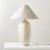 honey travertine sculptural table lamp