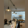 industrial antique gray iron dome pendant light