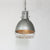 industrial antiqued silver iron pendant light