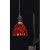 industrial black aluminum dome pendant lamp