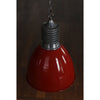 industrial black aluminum dome pendant lamp