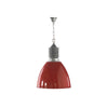 industrial black aluminum dome pendant lamp