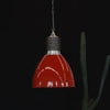 industrial black aluminum dome pendant lamp