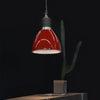 industrial black aluminum dome pendant lamp