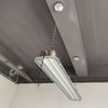 industrial black clear glass linear led pendant light
