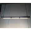 industrial black clear glass linear led pendant light