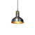 industrial brass iron dome pendant light