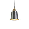 industrial brass iron dome pendant light