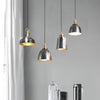 industrial brass iron dome pendant light