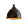 industrial copper iron cylindrical pendant light