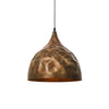 industrial copper iron cylindrical pendant light