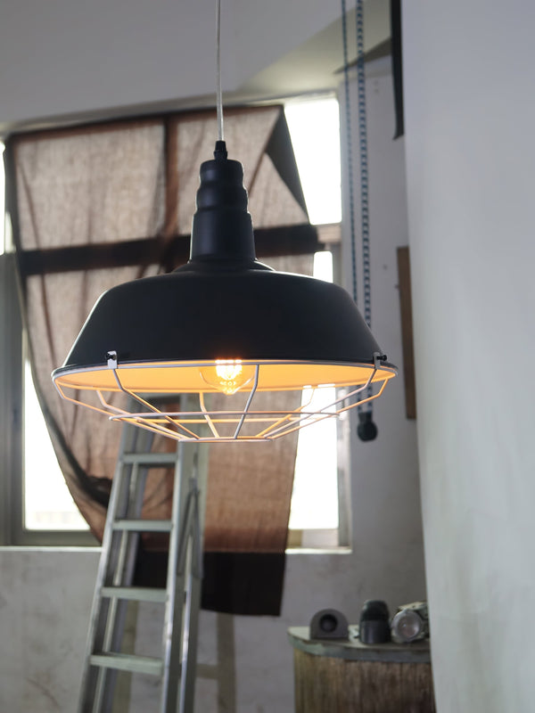 industrial iron nautical pendant light