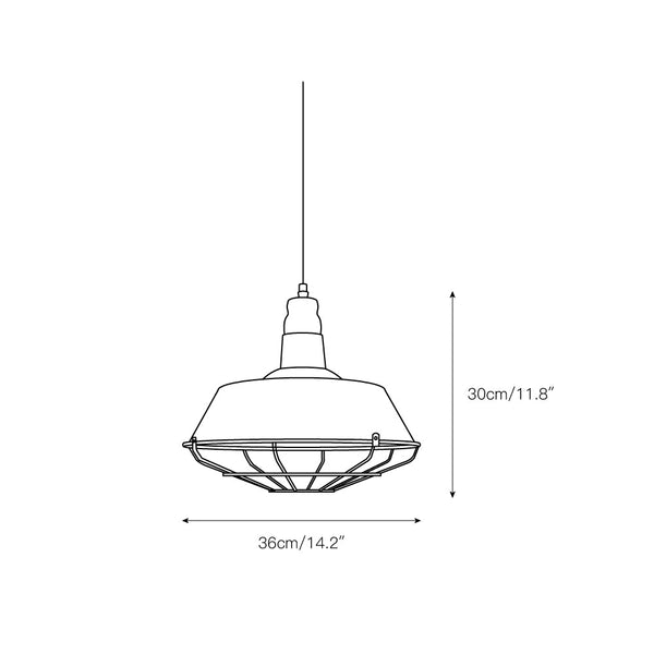 industrial iron nautical pendant light