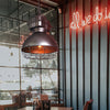 industrial iron pendant light