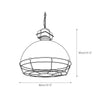 industrial iron pendant light