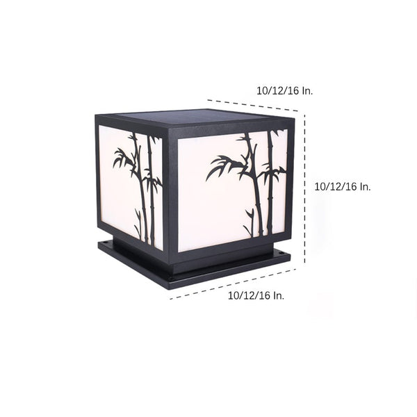 Solar Powered Outdoor Post Lights Led Landscape Lighting Hwd00052