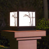 Solar Powered Outdoor Post Lights Led Landscape Lighting Hwd00052