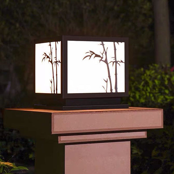 Solar Powered Outdoor Post Lights Led Landscape Lighting Hwd00052