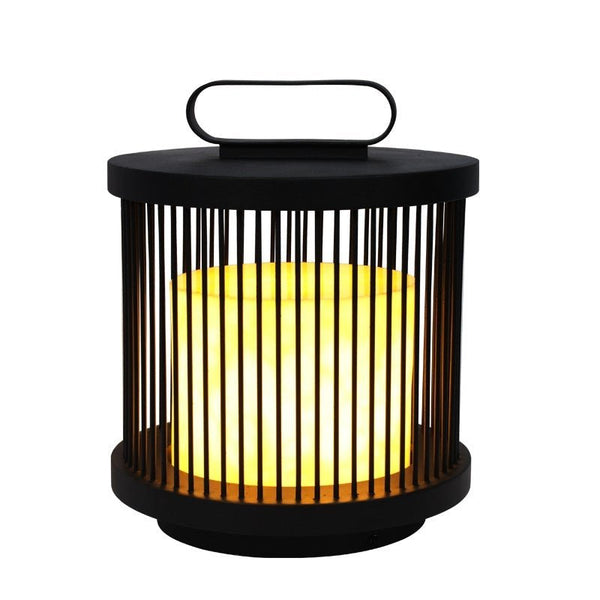 Modern Black Round Outdoor Lantern Lights Outdoor Led Lighting Hwd00021