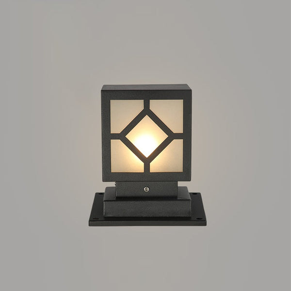 Led Black Outdoor Post Lights Outdoor Lighting For Garden Hwd00055