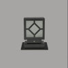 Led Black Outdoor Post Lights Outdoor Lighting For Garden Hwd00055