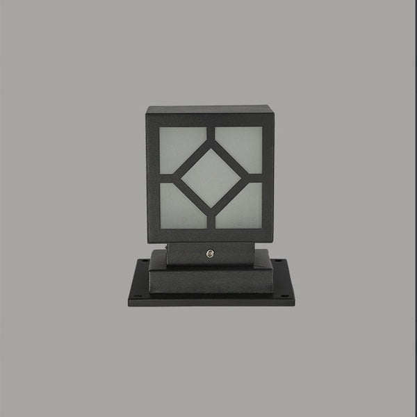 Led Black Outdoor Post Lights Outdoor Lighting For Garden Hwd00055