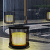 Modern Black Round Outdoor Lantern Lights Outdoor Led Lighting Hwd00021