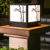 Solar Powered Outdoor Post Lights Led Landscape Lighting Hwd00052