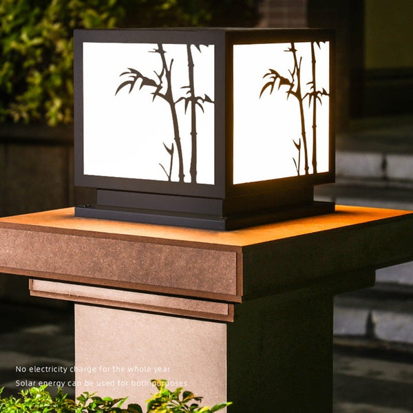 Solar Powered Outdoor Post Lights Led Landscape Lighting Hwd00052