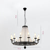Empire Wagon Wheel Chandelier 8 10 12 Candle Lights 20 Adjustable Chain Crystal Accents