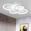 Elegant Semi Flush Mount Ceiling Lights With Unique Overlapping Rings