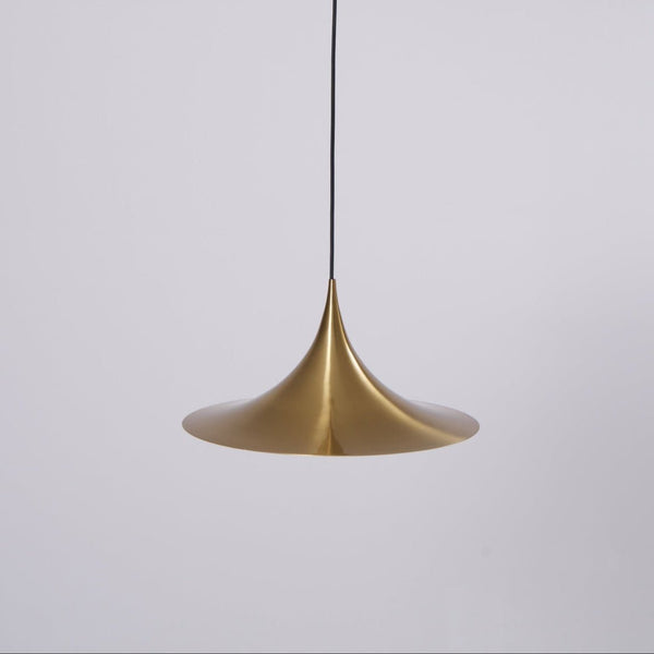 lacquered aluminum arch pendant light
