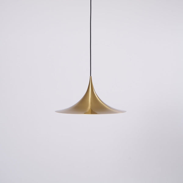 lacquered aluminum arch pendant light