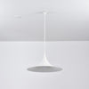 lacquered aluminum arch pendant light