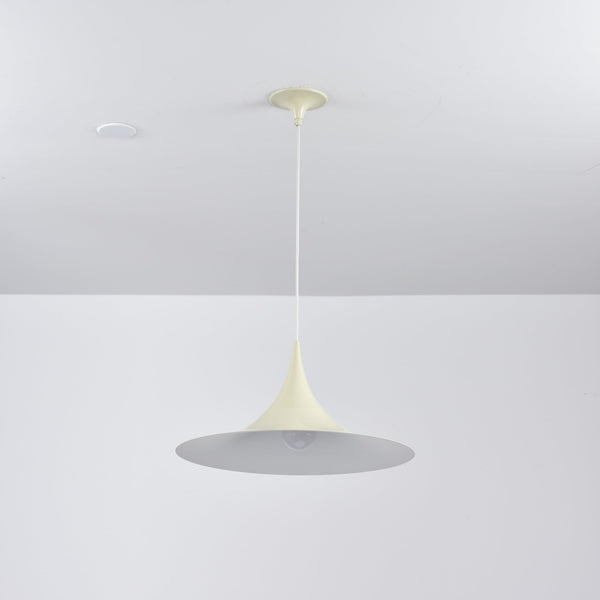 lacquered aluminum arch pendant light